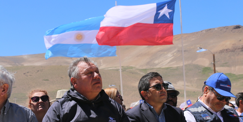 Alvear presente en el encuentro Argentina – Chile