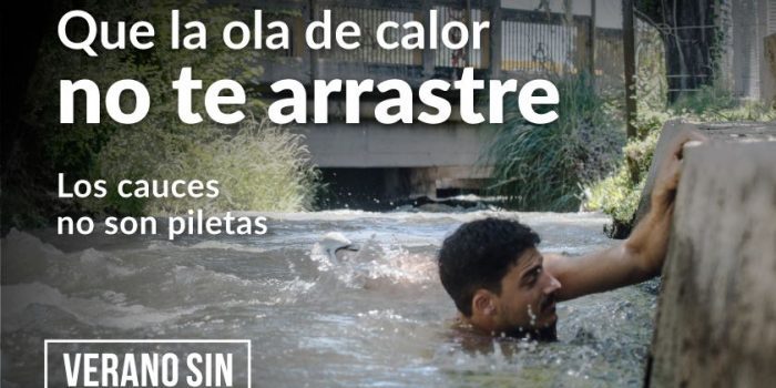 Irrigación puso en marcha una campaña de bien público para evitar accidentes en los cauces de riego