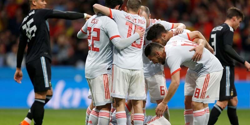 Argentina cayó 6 a 1 frente a España