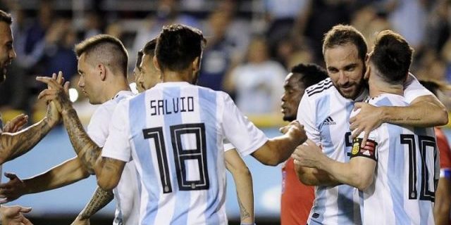 Con una goleada a Haití, la selección de Argentina se despidió de su público