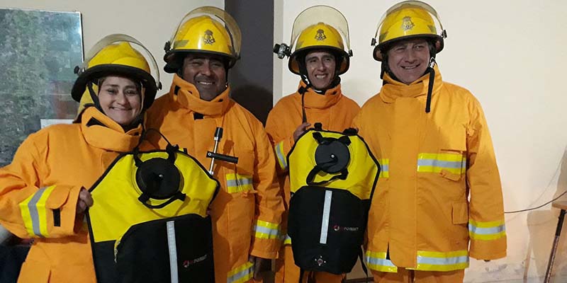 Bomberos Voluntarios de Bowen cuentan con certificación de Defensa Civil
