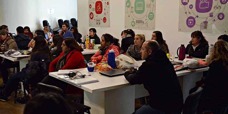 Continúa la capacitación Cuyún en el  Aula