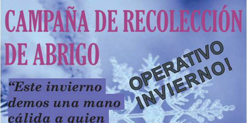 Lanzan una campaña para reunir abrigos