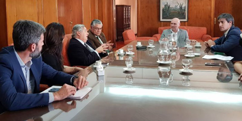 Garay recibió al secretario de Asuntos Políticos de la Nación por transparencia pública
