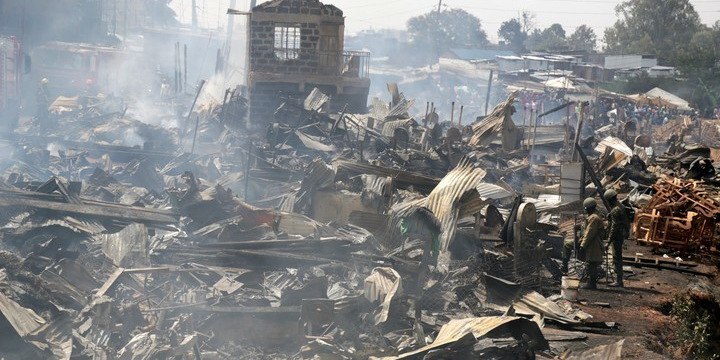 Mercado en llamas: un incendio deja 15 muertos en Kenia
