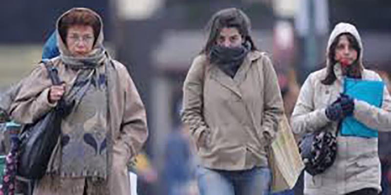 Más de medio país amaneció con temperaturas inferiores a los cinco grados