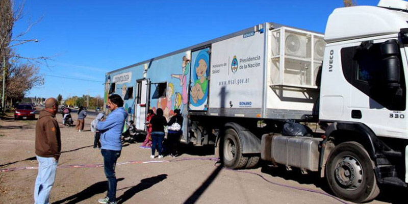 Las unidades sanitarias moviles continuaran esta semana en san rafael