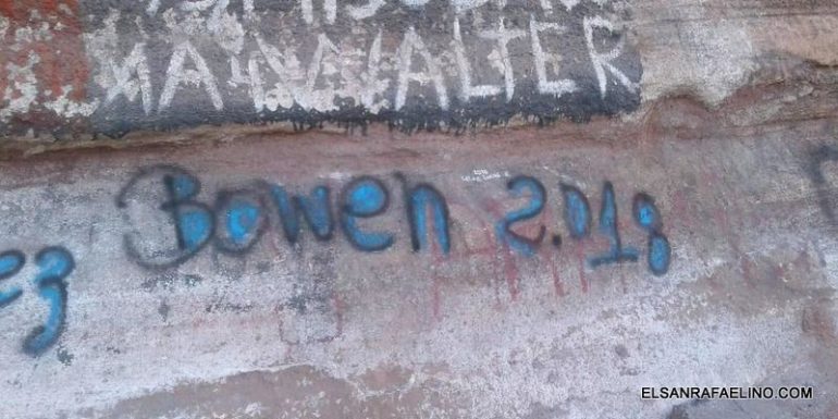 Se dictó sentencia a los jóvenes que grafitearon en el Valle Grande