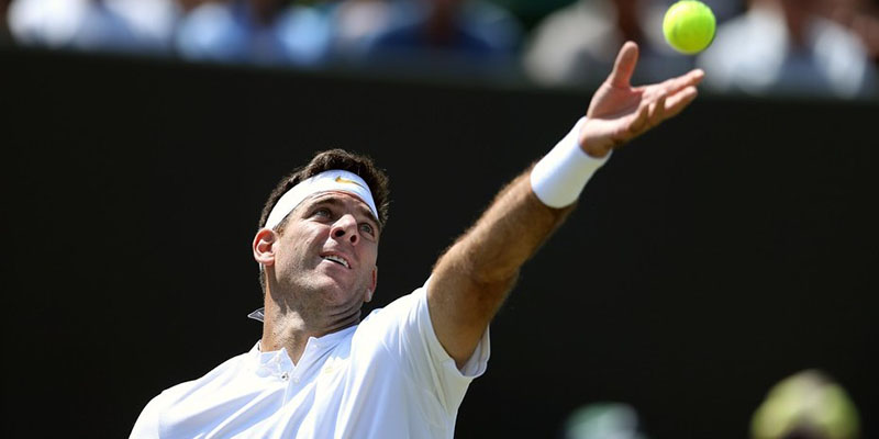 Juan Martín Del Potro aplastó a un rival con pergaminos e ilusiona en Wimbledon