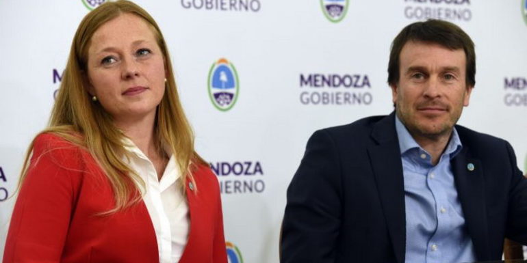Cornejo presentó a los nuevos ministros de Gobierno y de Hacienda