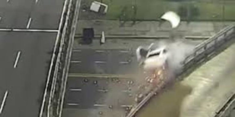 Impresionante video del accidente en la General Paz