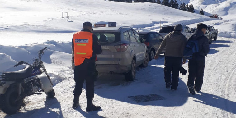 La policía labró más de 40 actas en Las Leñas