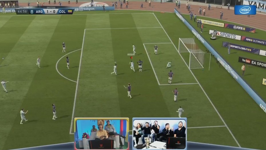 El Mundial enfrentó a periodistas de Argentina y Colombia en un particular duelo de FIFA 18