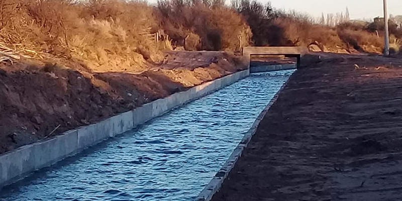 En la cuenca del Atuel ya se está erogando agua