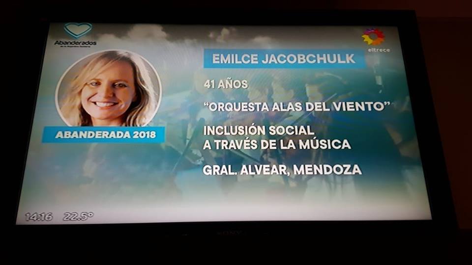 Una alvearense nominada al Premio Abanderados 2018