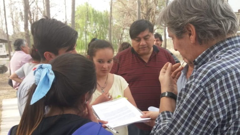 Emir félix recorrió obras y se reunió con estudiantes, monjas y productores de punta del agua