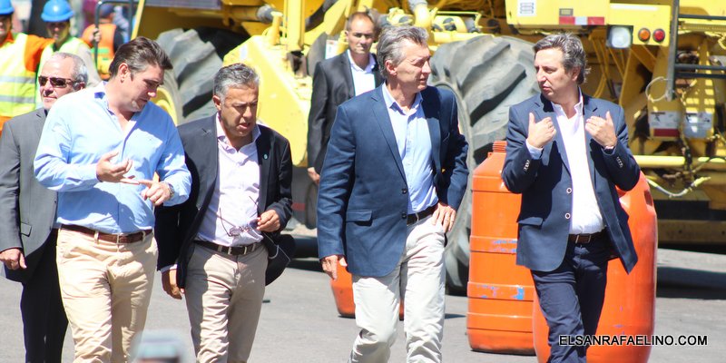 Actividad del Presidente Mauricio Macri en Mendoza