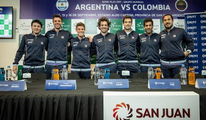 Copa Davis: se sorteó la serie Argentina-Colombia