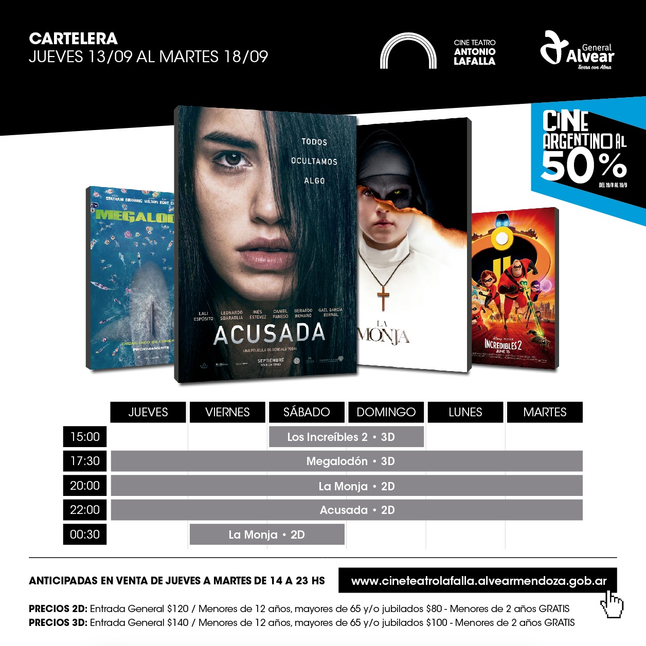 Se estrena Acusada en el Cine Teatro Antonio Lafalla