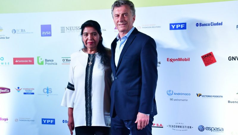Tras el anuncio del acuerdo con el FMI, Mauricio Macri fue a la cena de la fundación de Margarita Barrientos