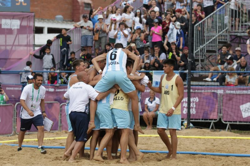 Argentina volvió a ganar en el Beach Handball