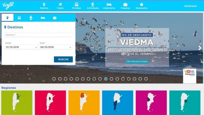 Lanzan una web para viajar más barato por la Argentina