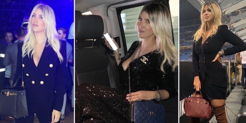 Revelan los exorbitantes precios de las carteras de Wanda Nara