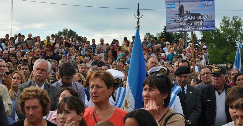 La ciudad que se unió para homenajear al ARA San Juan