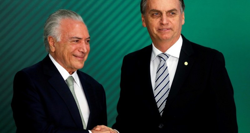 Michel Temer invitó a Jair Bolsonaro a la cumbre del G20 en Argentina