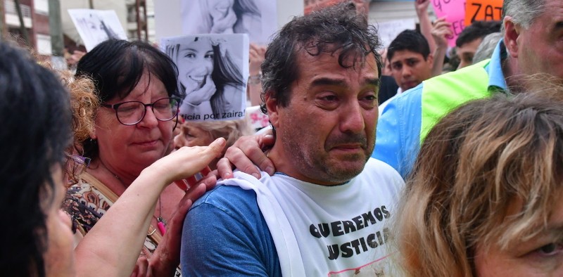 El desgarrador testimonio del padre de Zaira Rodríguez en un masivo reclamo de justicia