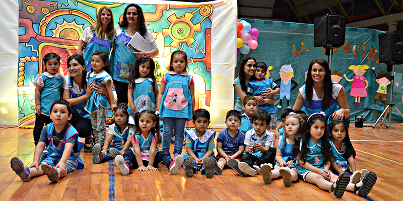 En el polideportivo se realizó el cierre de ciclo de los Jardines Maternales