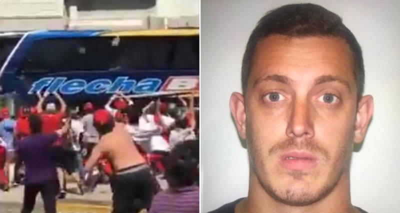 Detuvieron a uno de los acusados de apedrear el micro de Boca