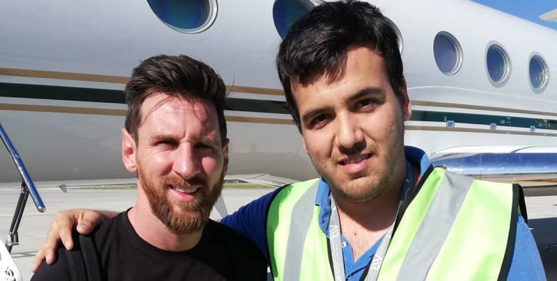 Lionel Messi llegó a Rosario para pasar las Fiestas