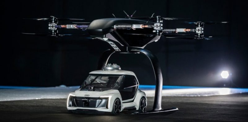 Airbus y Audi presentaron el “taxidrone”, su particular versión del auto del futuro