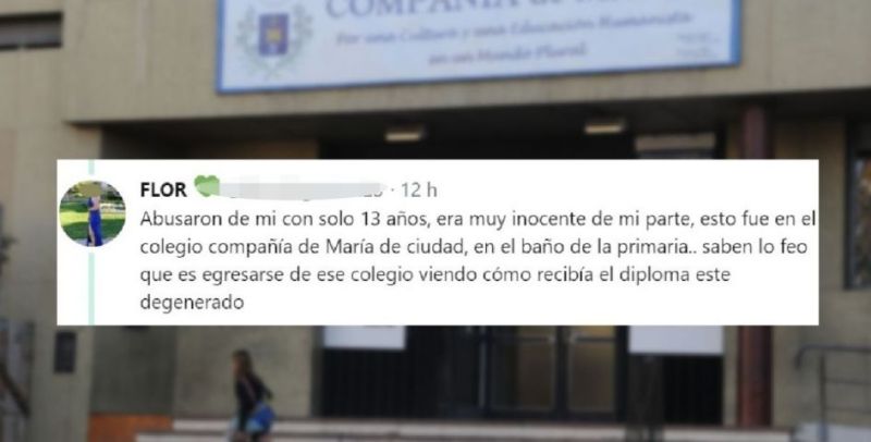 Denunció que fue abusada en el baño de un colegio de Mendoza cuando tenía 13 años