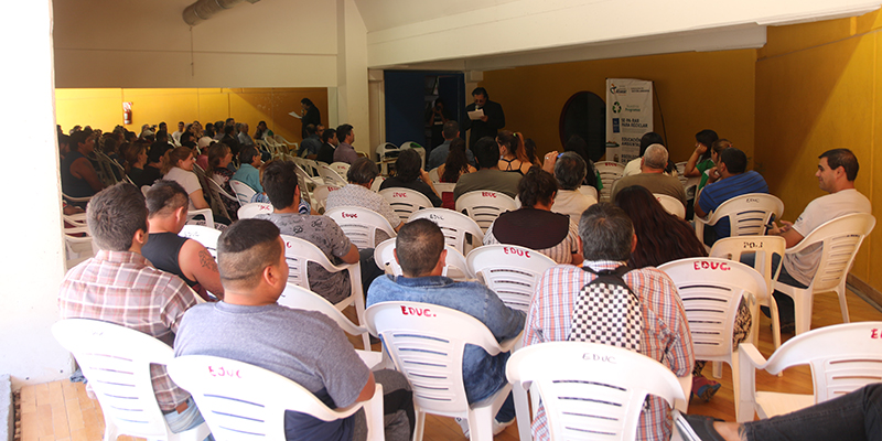 Se realiza en nuestro departamento las Jornadas de Recuperadores Urbanos