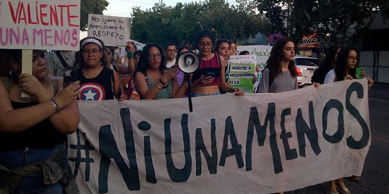 Realizaron una nueva marcha por Ni Una Menos