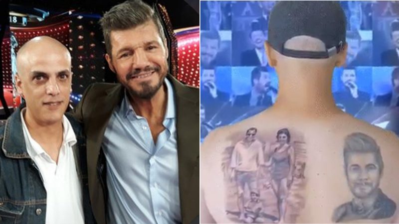 28 años de fanatismo y dos tatuajes: el admirador incondicional de Marcelo Tinelli