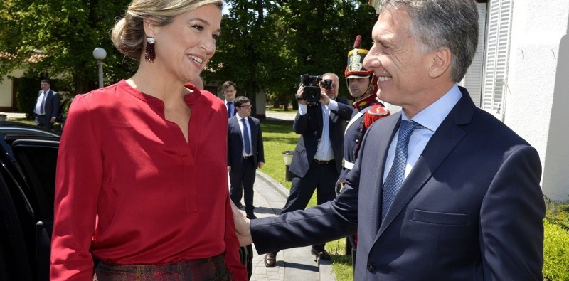 Mauricio Macri se reunió con la Reina Máxima en el cierre de sus vacaciones en Cumelén
