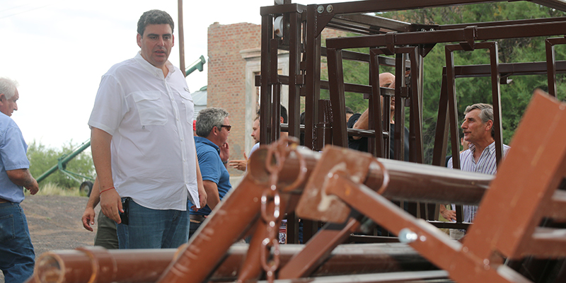Acueducto y retenciones al vino, dos temas que no escaparon de la agenda