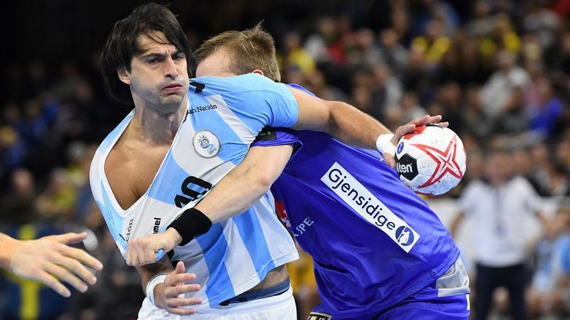 Argentina perdió con Suecia en la segunda jornada del Mundial de Handball 2019