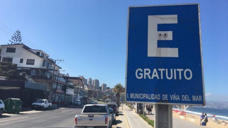 Atención viajeros mendocinos: estacionar en Viña del Mar y Reñaca es gratuito