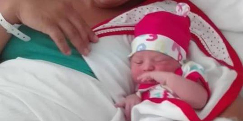 Luana, la primer bebé del 2019