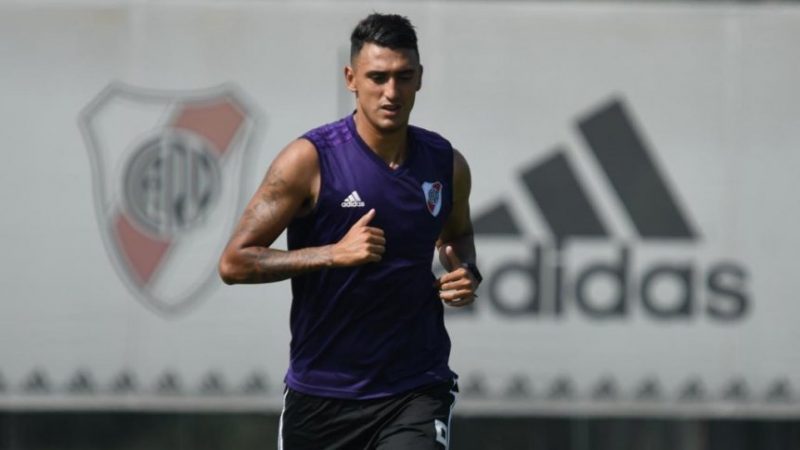 Matías Suárez tuvo su primer entrenamiento en River
