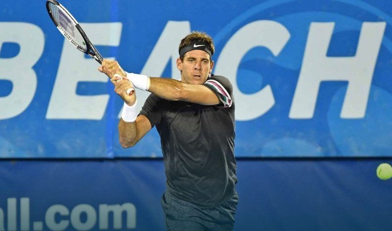 Juan Martín del Potro quedó eliminado en Delray Beach
