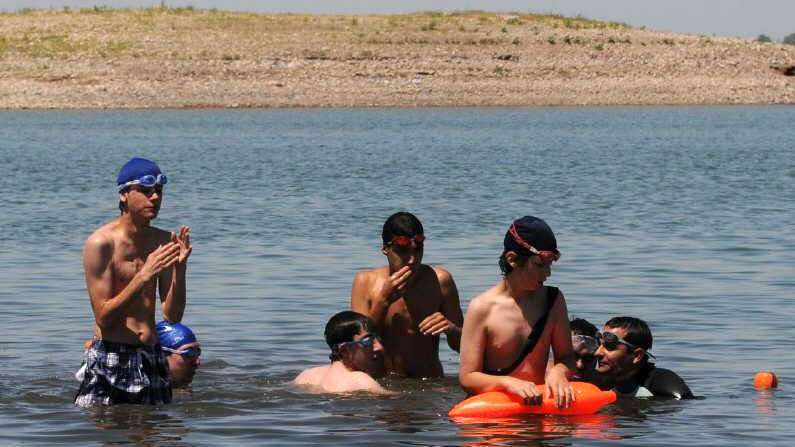 El único embalse habilitado para nadar es El Carrizal