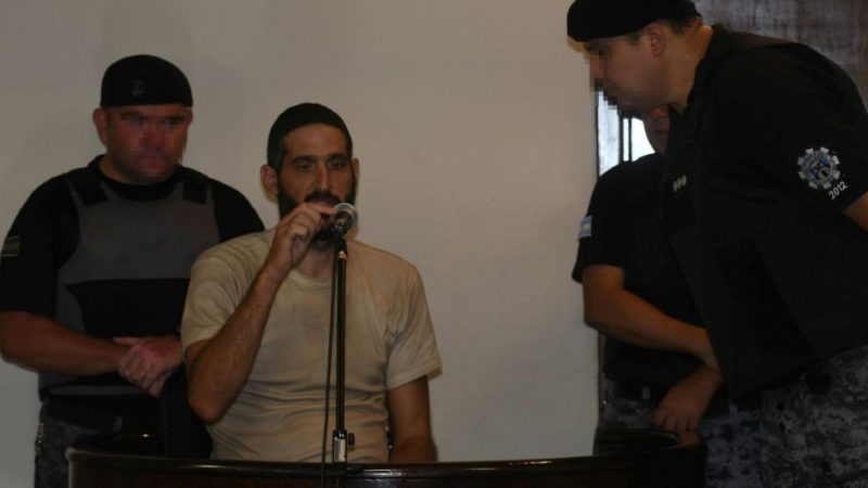 Gilad Pereg se orinó durante la audiencia de prisión preventiva