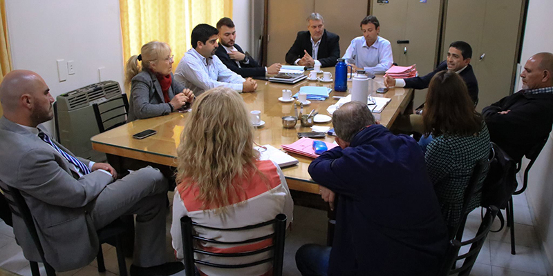 Marcolini presentó el Aeropuerto de Cargas en el Concejo