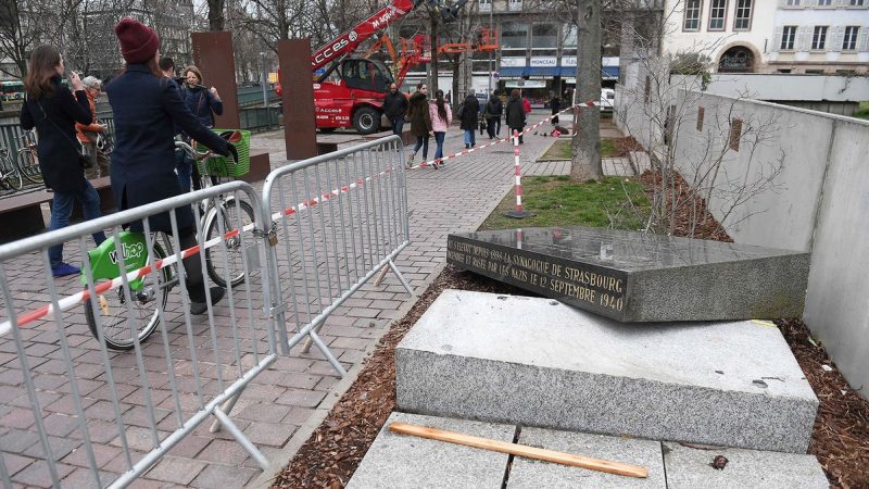 Nuevo ataque antisemita en Francia: vandalizaron un memorial en la sinagoga vieja de Estrasburgo