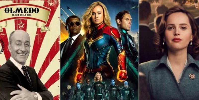 “Capitana Marvel”, entre lo más destacado en los estrenos de cine de la semana